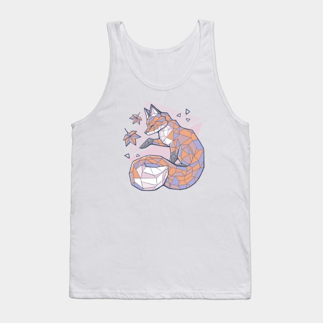 Paper Fox Tank Top by xMorfina